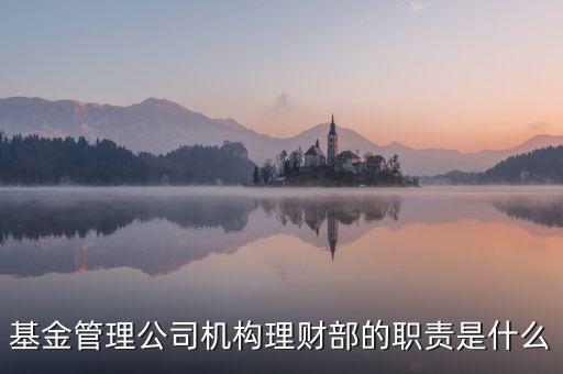 基金管理公司機(jī)構(gòu)理財(cái)部的職責(zé)是什么