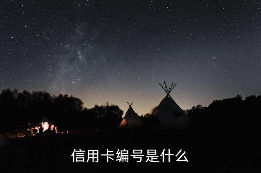 信用卡編號是什么