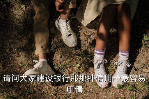 建行什么信用卡容易過，辦什么信用卡比較好通過呢謝謝了