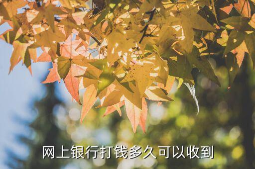 網(wǎng)銀打款什么時(shí)候到賬，在網(wǎng)上銀行轉(zhuǎn)帳大概什么時(shí)候能到賬