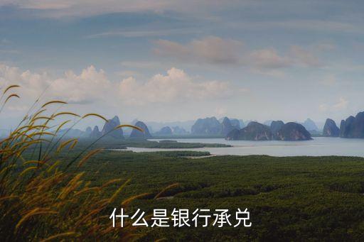 什么是銀行承兌