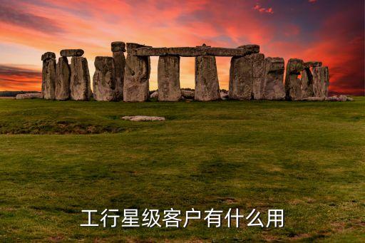 工行星級客戶有什么用