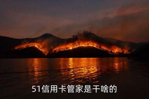 51信用卡管家是干啥的