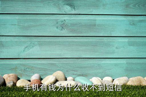 手機有錢為什么收不到短信