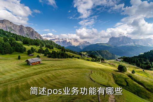 什么是pos，簡述pos業(yè)務(wù)功能有哪些