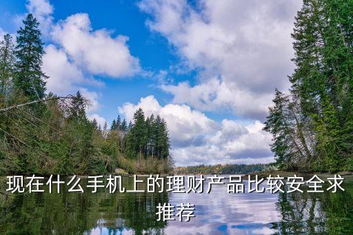 現(xiàn)在什么手機(jī)上的理財(cái)產(chǎn)品比較安全求推薦