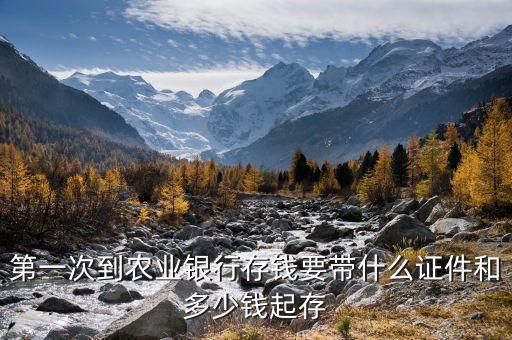 第一次到農(nóng)業(yè)銀行存錢要帶什么證件和多少錢起存