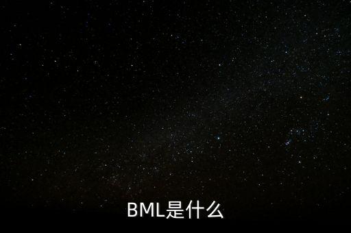 BML是什么