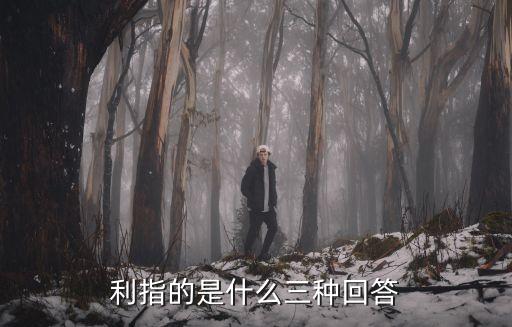 利指的是什么三種回答