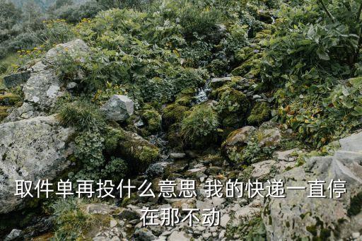 取件單再投什么意思 我的快遞一直停在那不動