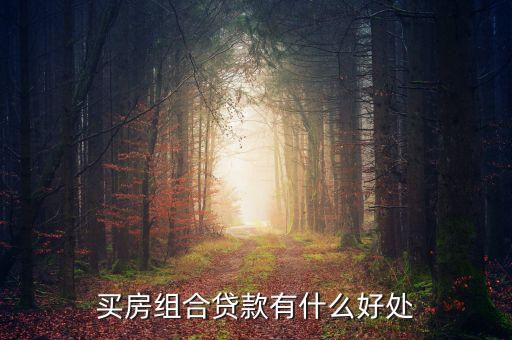 買房組合貸款有什么好處
