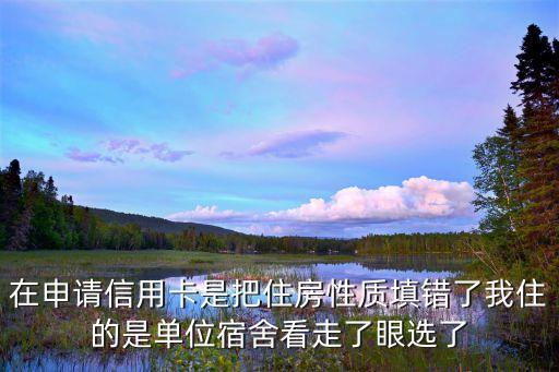 信用卡住宅狀況選什么影響，網(wǎng)上申請(qǐng)信用卡有個(gè)住房情況填什么最好我是租的房我可不可