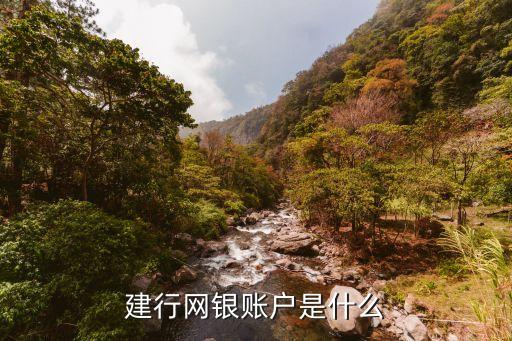 建行的網(wǎng)銀賬戶是什么，中國建設(shè)銀行個人網(wǎng)上銀行的帳號是什么