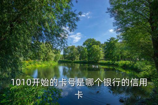 1010開始的卡號是哪個銀行的信用卡