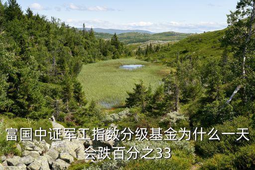 富國(guó)中證軍工指數(shù)分級(jí)基金為什么一天會(huì)跌百分之33
