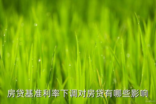 房貸基準(zhǔn)利率下調(diào)對房貸有哪些影響