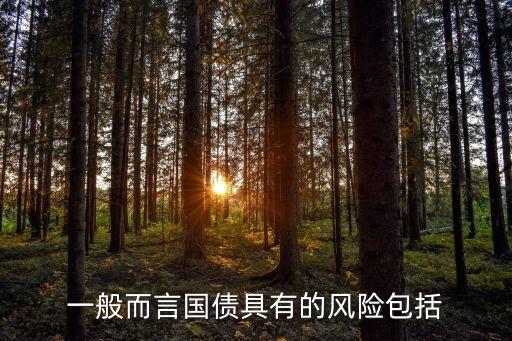 銀行國債有什么風(fēng)險嗎，一般而言國債具有的風(fēng)險包括