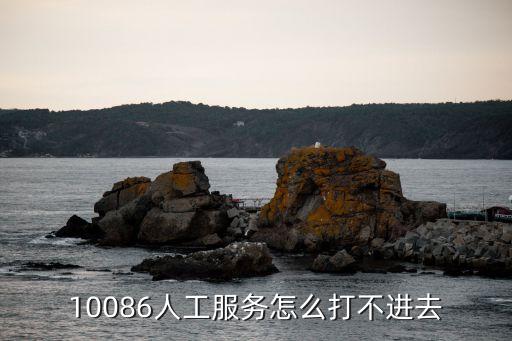 10086人工服務(wù)怎么打不進(jìn)去