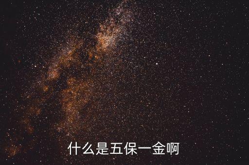 什么是五保一金啊