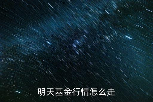 明天基金行情怎么走