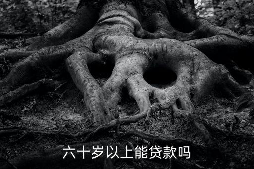 什么貸款60歲可以辦理嗎，六十歲以上能貸款嗎