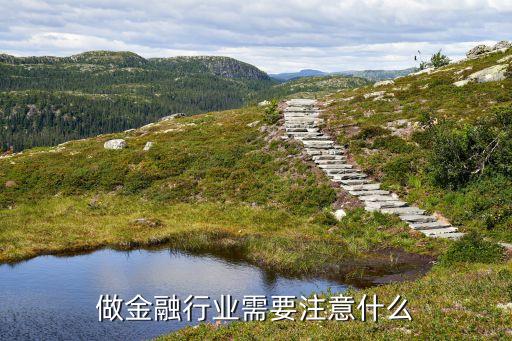 做金融需要注意些什么問題，做金融行業(yè)需要注意什么