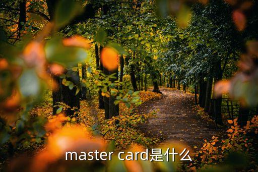 master card是什么