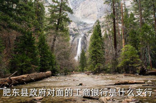 肥東縣政府對面的工商銀行是什么支行