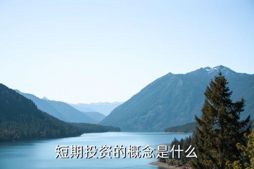 什么是短期投資，什么叫短期投資