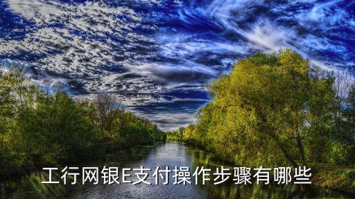 e支付e是什么意思啊，網(wǎng)上銀行里的工銀e支付是什么意思用于哪些方面