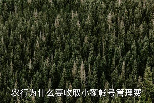 為什么會有賬戶管理費，銀行卡賬戶管理費是怎么一回事啊我原來的兩張建行卡自己辦的
