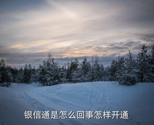 銀信金融會(huì)員是什么意思，銀信通是怎么回事怎樣開通