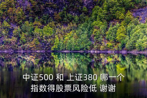 上證380指數(shù)是什么意思，中證500 和 上證380 哪一個指數(shù)得股票風險低 謝謝