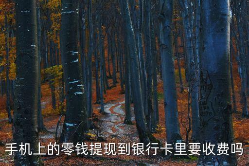 銀行提現(xiàn)需要什么手續(xù)費嗎，銀行跨行取現(xiàn)需要手續(xù)費嗎