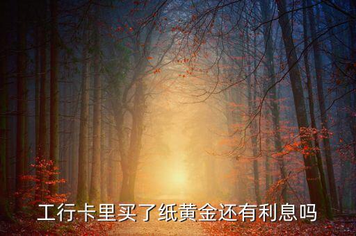 工行卡里買(mǎi)了紙黃金還有利息嗎