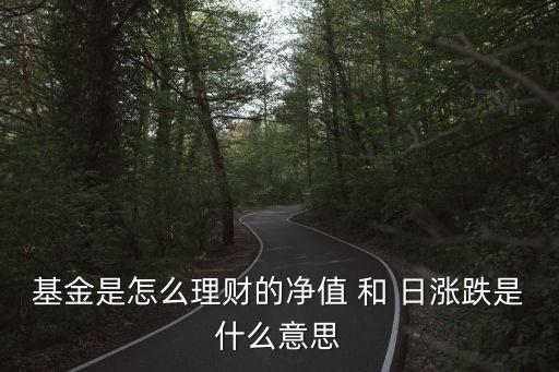 基金日漲跌值是什么，基金日漲跌幅怎么算