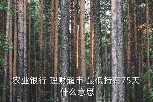 理財(cái)超市是什么意思，網(wǎng)上銀行如何購(gòu)買(mǎi)理財(cái)產(chǎn)品