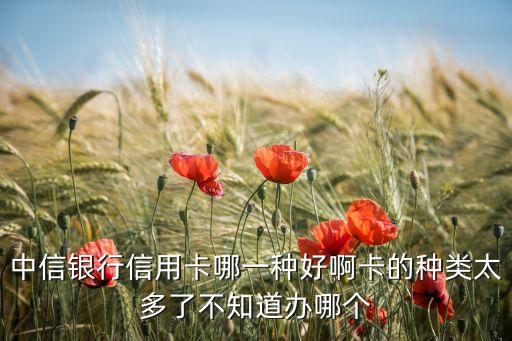 中信的什么信用卡好申請(qǐng)信用卡嗎，中信信用卡那種好申請(qǐng)