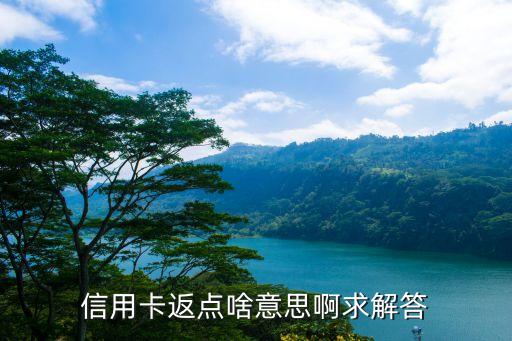 信用卡反點(diǎn)是什么意思是什么意思是什么，3萬額度信用卡反3個(gè)點(diǎn)是什么意思