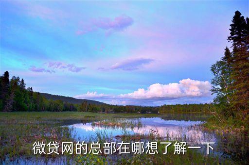 微貸網(wǎng)的總部在哪想了解一下