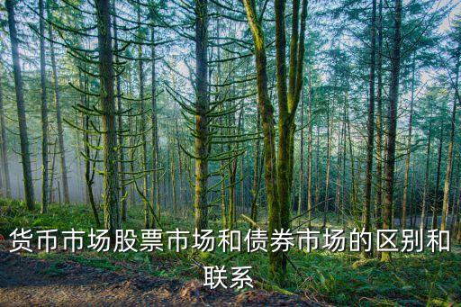 債券與貨幣的區(qū)別是什么，債券市場與貨幣市場的區(qū)別