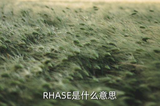RHASE是什么意思
