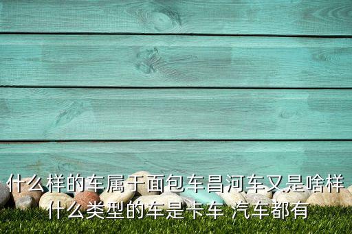 什么樣的車屬于面包車昌河車又是啥樣 什么類型的車是卡車 汽車都有