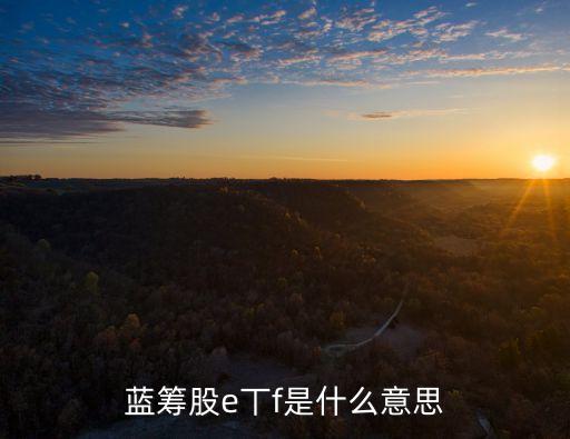 什么是藍籌etf，藍籌ETF是指的什么