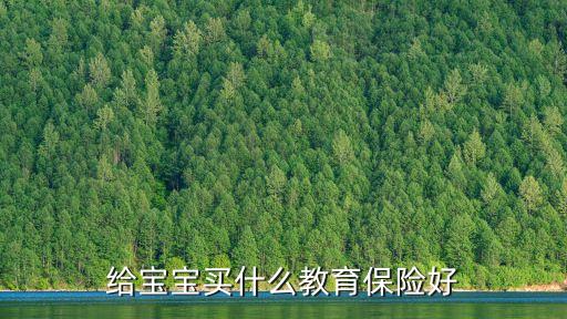給寶寶買什么教育保險(xiǎn)好