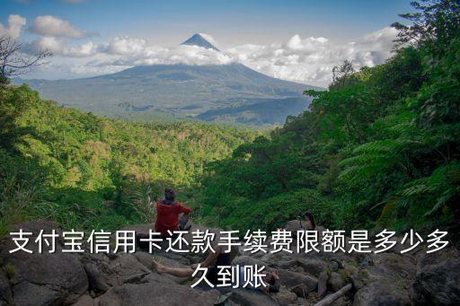 支付寶信用卡還款手續(xù)費(fèi)限額是多少多久到賬