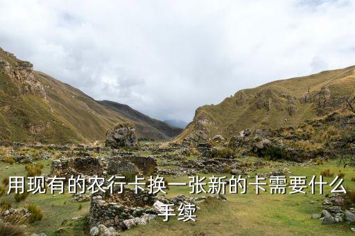 用現(xiàn)有的農(nóng)行卡換一張新的卡需要什么手續(xù)