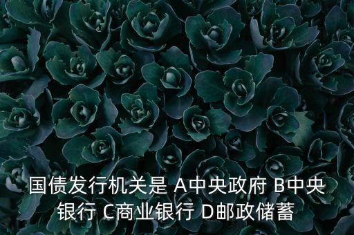 國債的機構是什么，國債是由什么機構發(fā)行