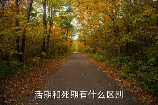 活期和死期有什么區(qū)別