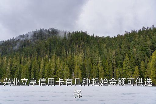 興業(yè)的分期卡是什么卡，聽說過興業(yè)立享信用卡嗎據(jù)說是很不錯(cuò)的分期卡